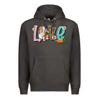 Smoke Love Easter Rabbit Easter Day Premium Hoodie - HowdyJamesFarm