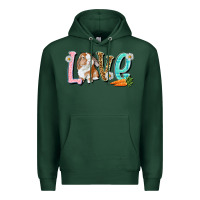 Sports Green Love Easter Rabbit Easter Day Premium Hoodie - HowdyJamesFarm