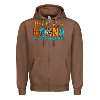 Chestnut This nonna loves her little pumpkins Zipper Hoodie - texasbilliewilder