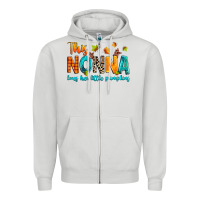 Dove Grey This nonna loves her little pumpkins Zipper Hoodie - texasbilliewilder