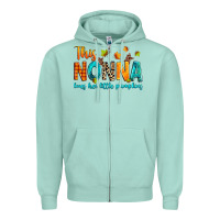 Seafoam This nonna loves her little pumpkins Zipper Hoodie - texasbilliewilder
