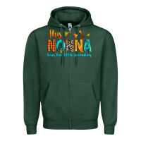 Sports Green This nonna loves her little pumpkins Zipper Hoodie - texasbilliewilder