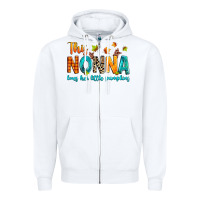 White This nonna loves her little pumpkins Zipper Hoodie - texasbilliewilder