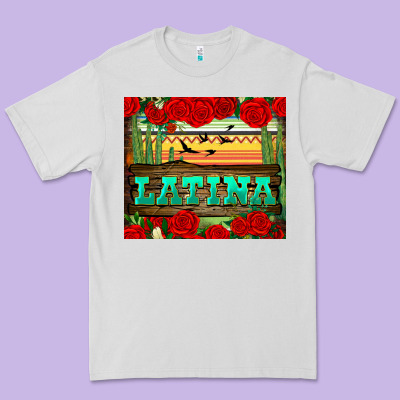 Latina Tumbler Premium Tee Designed By Bundleandbundleshop