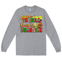 Heather Grey tequila lime and sunshine Long Sleeve Tee - LillyAllenDesigns