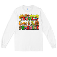 White tequila lime and sunshine Long Sleeve Tee - LillyAllenDesigns