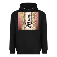 Black Rose gold mom leopard glitter Heavyweight Hoodie - CowGirlArtShop