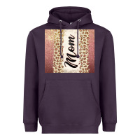 Plum Rose gold mom leopard glitter Heavyweight Hoodie - CowGirlArtShop