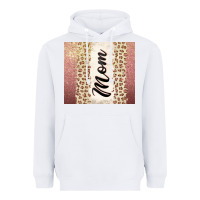 White Rose gold mom leopard glitter Heavyweight Hoodie - CowGirlArtShop