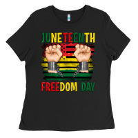 Black juneteenth freedom day Ladies Tee - Artiststas