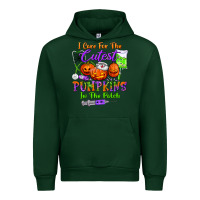 Forest Green i care for the cutest pumpkins in the patch Urban Hoodie - BundleAndBundleShop