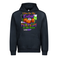 Navy i care for the cutest pumpkins in the patch Urban Hoodie - BundleAndBundleShop