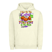 Pigment Pistachio i care for the cutest pumpkins in the patch Urban Hoodie - BundleAndBundleShop