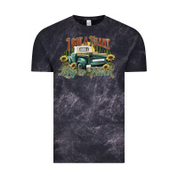 Cloud Black i got a heart like a truck western sunflower Vintage Tee - NancyCooperArtShop