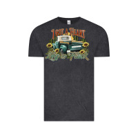 Vintage Black i got a heart like a truck western sunflower Vintage Tee - NancyCooperArtShop