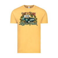 Vintage Mustard i got a heart like a truck western sunflower Vintage Tee - NancyCooperArtShop