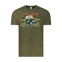Vintage Olive i got a heart like a truck western sunflower Vintage Tee - NancyCooperArtShop