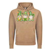 Vintage Coffee st. patrick's day gnomes Vintage Hoodie - MaliasSmallBusiness