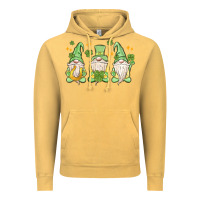 Vintage Mustard st. patrick's day gnomes Vintage Hoodie - MaliasSmallBusiness