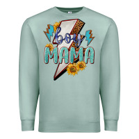 Seafoam Boy mama lightning bold mother's day Premium Sweatshirt - HowdyJamesFarm