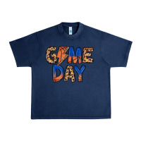 Navy game day basketball Urban Heavy Tee - MaliasSmallBusiness