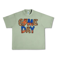 Oil Green game day basketball Urban Heavy Tee - MaliasSmallBusiness