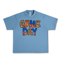 Pebble Blue game day basketball Urban Heavy Tee - MaliasSmallBusiness