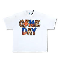 White game day basketball Urban Heavy Tee - MaliasSmallBusiness