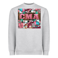 Heather Grey cma Heavyweight Sweatshirt - LillyAllenDesigns
