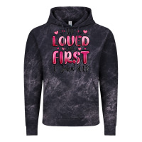 Cloud Black he loved us first 1 john 4 19 Vintage Hoodie - MaliasSmallBusiness