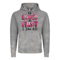 Cloud Rock he loved us first 1 john 4 19 Vintage Hoodie - MaliasSmallBusiness