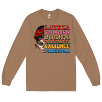 Toasted Coconut mexican sugar skull latina chingona bonita Long Sleeve Tee - LillyAllenDesigns