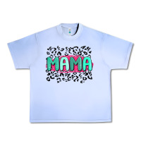 Grape Ice mama leopard Urban Heavy Tee - MaliasSmallBusiness