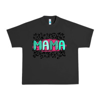 Pigment Black mama leopard Urban Heavy Tee - MaliasSmallBusiness