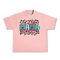 Salmon mama leopard Urban Heavy Tee - MaliasSmallBusiness
