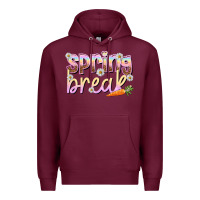 Burgundy Spring break Easter Day Premium Hoodie - HowdyJamesFarm