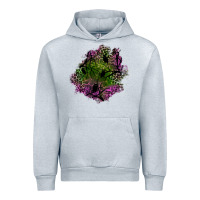 Heather Grey halloween patch Urban Hoodie - BundleAndBundleShop