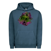 Pigment Midnight Navy halloween patch Urban Hoodie - BundleAndBundleShop