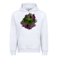 White halloween patch Urban Hoodie - BundleAndBundleShop
