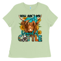Matcha you ain't my brand of cattle longhaired cow Ladies Tee - Jasminsmagicworld