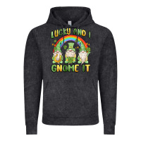 Lucky And I Gnome It Vintage Hoodie | Teevron
