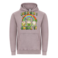 Vintage Zinc lucky and i gnome it Vintage Hoodie - MaliasSmallBusiness