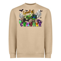 Mushroom spooky crusher monster truck Heavyweight Sweatshirt - LillyAllenDesigns