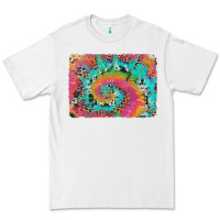 White tie dye leopard cowhide glitter background Premium Tee - Artiststas