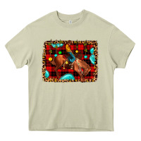 Mossy Christmas rodeo cowboy Heavy Core Tee - JahusDesignShop