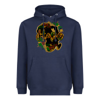 Navy Hope black history Heavyweight Hoodie - HowdyJamesFarm