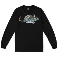 Black packrat aka, woodrat Long Sleeve Tee - LillyAllenDesigns