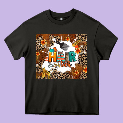 Hair Tech Heavy Core Tee Designed By Adodesignshop