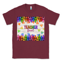Burgundy teacher fuel Classic Tee - NancyCooperArtShop