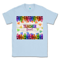 Dusty Blue teacher fuel Classic Tee - NancyCooperArtShop